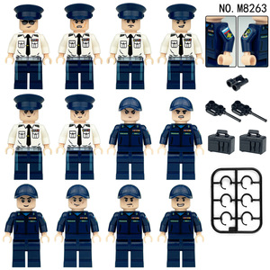 Venta al por mayor transfronteriza: Figuras de ladrillos militares de escala media serie M, juguetes de construcción de piezas pequeñas, plantas de plástico para niños de 7 a 14 años. - Product Image 4
