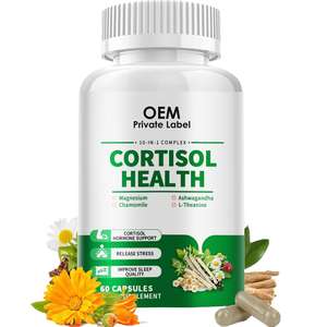 Suplementos de Cortisol 10 en 1 para Mujeres, Magnesio, Ashwagandha, L-Teanina, Salud del Cortisol, Alivio del Estrés, Cápsulas Detox de Cortisol - Product Image 6