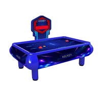 Table de hockey sur air rotative pour 2 joueurs, modèle vaisseau spatial, en plastique, garantie 1 an, pour usage intérieur