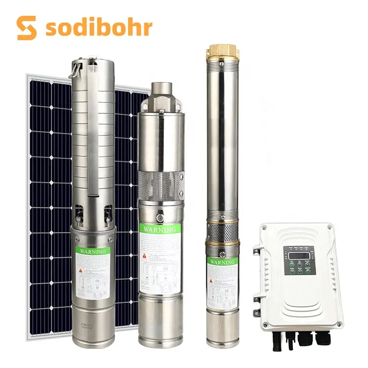 3 Inch 48V 72V 200 750 1500 Watt DC Borehole Solar Submersible Water Pump Price Swimming Pool Agricultural Irrigation
