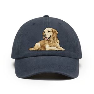 Casquette de baseball ajustable à imprimé <span class=keywords><strong>Golden</strong></span> <span class=keywords><strong>Retriever</strong></span> casquette de sport décontractée cadeau idéal pour la famille et les amis casquette de soleil - Product Image 3
