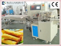 Nouvelle Machine d'emballage de rouleaux à ressort personnalisée, machine d'emballage horizontale à ressort, rouleaux, machines d'emballage, emballage de biscuits