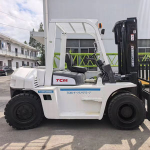 Chariot élévateur d'occasion TCM 3T 5T 7T FD50 en bon état, chariot élévateur de seconde main pour l'exploitation minière et les travaux de terrassement, équipement lourd de construction - Product Image 5