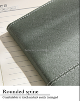 Agenda et carnet de notes personnalisés 2024 avec logo, couverture rigide A5, coffret cadeau avec stylo, couverture en cuir