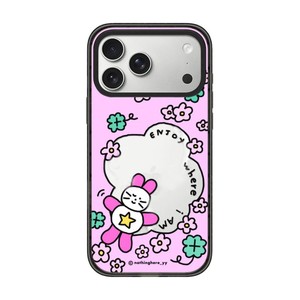 Coque transparente pour téléphone portable avec motif de chat mignon et de fleurs, coque transparente pour chiot, compatible avec iPhone 12 13 14 15 16 17 pro max, fabrication OEM - Product Image 3