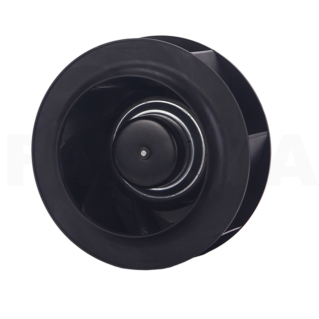FANOVA 250mm EC Backward Curved Centrifugal Fan IP55 Aluminium Housing High Airflow for HVAC AHU Data Center Cooling