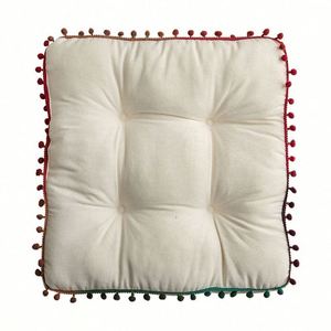 Velvet Floor Cushion Round Comfortable Sofa Seat Pillow Cushions for Chair - Product Image 1