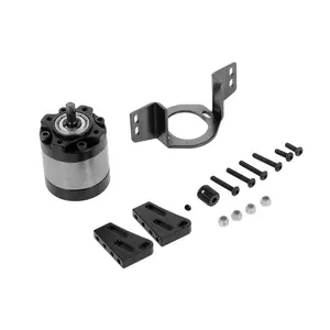 Metal 1:17 Gear Ratio D90 Planetary Gearbox with Mount Transmission Case for 1/10 RC Crawler Car SCX10 D90