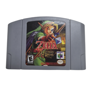 Pour Nintendo 64 Consoles <span class=keywords><strong>de</strong></span> jeux vidéo N64 série <span class=keywords><strong>de</strong></span> cartes <span class=keywords><strong>de</strong></span> <span class=keywords><strong>jeu</strong></span> haute qualité <span class=keywords><strong>nouveau</strong></span> Zeldaed Ultimate Trial 64 <span class=keywords><strong>jeu</strong></span> USA Version NTSC - Product Image 4