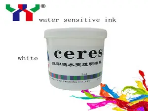 2020 foshan dahua serigrafía tinta de impresión de agua crómico de tinta de agua tinta sensible/hydrochromic tinta