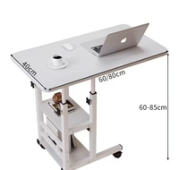 Vente directe d'usine, mini table de bureau, table mobile réglable, bureau portable, table réglable