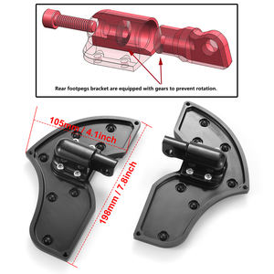 ब्लैक डिनेंस फ्लोरबोर्ड हेल्स के लिए एड़ी पैर की अंगुली शिफ्ट लीवर के लिए एड़ी पैर की पैर की अंगुली शिफ्ट लीवर के लिए 1980-अप - Product Image 6