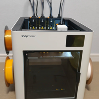 Imprimante 3D FDM automatique multicolore Snapmaker U1 à quatre extrudeurs, haute vitesse 500 mm/s, grande taille d'impression 270 mm * 270 mm * 270 mm