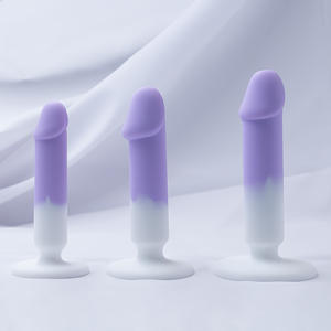 Realistischer Anal-Dildo Großhandel Weicher Po-Spreizer Kleine Masturbatoren Dildo Silikon Analplug-Set für Frauen Männer - Product Image 4