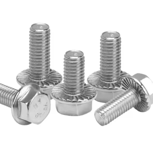 सौर-तैयार S304 हेक्स फ्लैंज बोल्ट नट सेट डिन6921, हरित ऊर्जा बुनियादी ढांचे के लिए वेदरप्रूफ A2-70 फास्टनर - Product Image 2