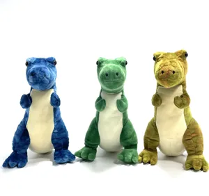 Boneka Hewan Dinosaurus Katun Super Lembut Lucu Bahan Ramah Lingkungan Mainan Boneka Mewah