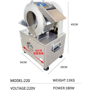 상업 야채 커터 식품 프로세서 스테인레스 스틸 오이 슬라이스 감자 슬라이스 커터 - Product Image 4