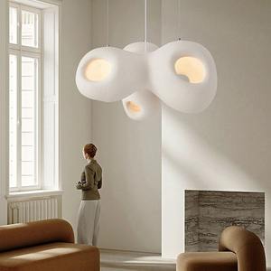 Lámpara de Araña Estilo Retro Wabi-Sabi para Sala de Estar, Comedor, Dormitorio - Iluminación Artística Original y Creativa Única - Product Image 4