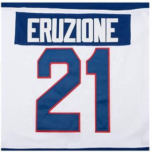 Пользовательские Премиум хоккейная одежда Молодежный темно-бордовый фильм белые миниатюрные китобои хоккейная Майка - Product Image 5