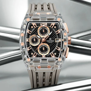 New NAVIFORCE NF Logo 7105 Luxury Quartz <b>Silicone</b> Band Watch Casual Business Fashion <b>Waterproof</b> Sport Man Clock Relojes Hombre - Product Image 3