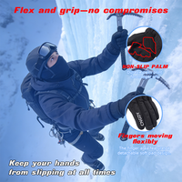 Gants de ski pour hommes et femmes, gants chauds d'hiver pour moto, isolation thermique de haute qualité, en coton, imperméables et coupe-vent