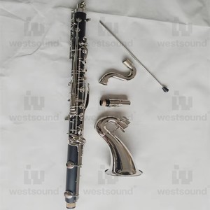Clarinete bajo de rendimiento profesional en B Flat Student Principiante Adulto Banda Instrumento de viento de madera Material de ébano Tono BB - Product Image 3