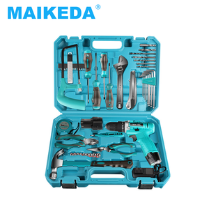 51pcs תרגיל אלחוטי סוללה כוח כלים רב פונקצית טעינה חשמלי יד תרגיל חשמלי מברג קיט