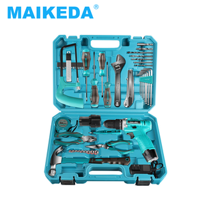 51 Cái Li-ion Cordless Khoan Pin Công Cụ Điện Đa Chức Năng Sạc Điện Tay Khoan Điện Screwdriver Kit