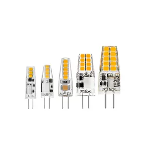 Kısılabilir filaman led ampul 2.5w 4W 2.5w led filament ampul p45 24v titrek ücretsiz kısılabilir 2W 12V yüksek cri ampuller led g4 ışık