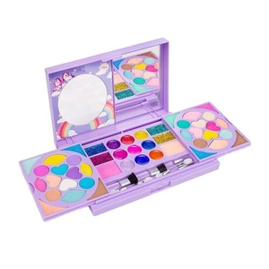 Nouvelle <span class=keywords><strong>palette</strong></span> <span class=keywords><strong>de</strong></span> <span class=keywords><strong>maquillage</strong></span> licorne avec miroir, jouets <span class=keywords><strong>de</strong></span> <span class=keywords><strong>maquillage</strong></span> pour filles, ensemble tout-en-un - Product Image 1