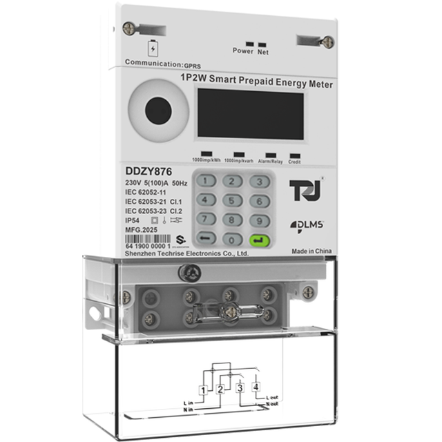 2G /GPRS Electricity Meter Plug&Play Module Replaceable Battery Kwh Prepaid Meter Single Phase Energy Meter Smart Meter