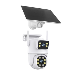4MP Lente dual HD Visión nocturna Seguridad al aire libre Cámara solar de baja potencia Seguridad para el hogar 4G Sim Cámara inalámbrica Wifi Detección de movimiento - Product Image 3