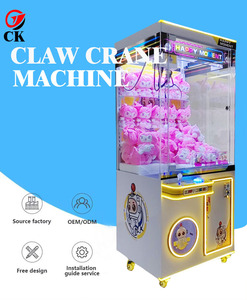 Đồ chơi sang trọng bắt màu xanh Claw máy với hóa đơn chấp nhận trò chơi Arcade búp bê giải thưởng Grabber đồng xu Pusher Claw cần cẩu máy để bán - Product Image 6