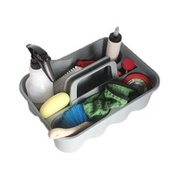 Organisateur d'outils en plastique gris AUTO TIGER, panier en plastique pour l'entretien automobile