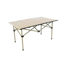 Table pliante pour pique-nique et camping en plein air, en acier carbone léger, capacité de charge de 300 Jin, sac de rangement