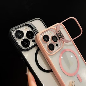 Funda Protectora para Teléfono con Anillo Magnético Transparente para Lente de Cámara TPU, Compatible con Carga Inalámbrica, para 11/12/13/<span class=keywords><strong>14</strong></span>/15/16 Pro Max, Anti-Caídas - Product Image 2