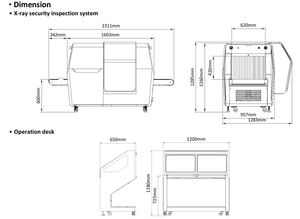 Sistema de Inspección de Seguridad Inteligente por Rayos X Hikvision Subway ISD-SC6040D-H4CVL con IA - Product Image 4