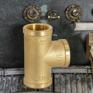 Raccords de tuyauterie filetés en laiton haute pression en gros, coude, té, douille, toutes tailles, raccords en laiton - Product Image 3