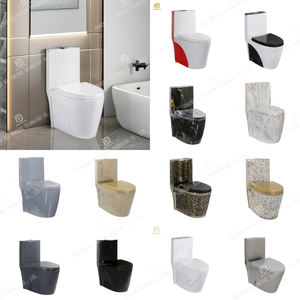 WC monobloc à double chasse pour hôtel, à poser au sol, en céramique, modèle très vendu - Product Image 4