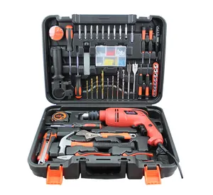 110 pcs Per La Casa hardware set di strumenti di manutenzione elettrica combinazione manuale impact drill set