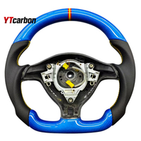 YTcarbon pour Golf MK4 GTI Bora Passat B5 R32 Jetta Pièces automobiles Accessoires intérieurs de voiture Volant en cuir personnalisé
