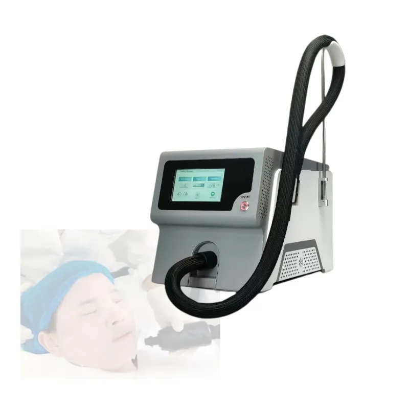 أحدث شعبية معدات cryo مبرد مبرد الهواء تبريد الجلد نظام آلة الليزر العلاجات الجلد آلة تبريد