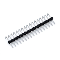 Connecteur mâle droit à 40 broches, pas de 2,54 mm