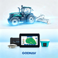 Système de nivellement de terrain RTK haute précision, nivellement multi-pente, niveleuse agricole intelligente montée sur tracteur