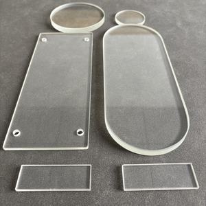 แผ่นกระจกกลมโบโรซิลิเกต <span class=keywords><strong>3.3</strong></span> แบบกำหนดเอง Din7080 Din7081 ทนความร้อน สำหรับใช้ในอุตสาหกรรมและงานพลังงานแสงอาทิตย์ - Product Image 2