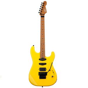 Guitarra Eléctrica con Pastillas Alnico II V Diseñadas en EE. UU., Cuerpo de Aliso Sólido, Mástil de Arce Tostado, Trémolo Floyd Rose - Product Image 2