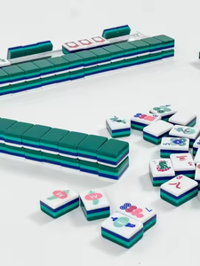 Juego de Mahjong Americano Personalizado de Cuatro Capas Grabado en Acrílico Moderno con Calidad Profesional de Casino y Logotipo Personalizado para Entretenimiento - Product Image 6