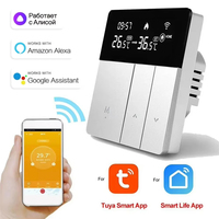 Thermostat intelligent WiFi, contrôleur de température numérique, mode absence, anti-gel, chauffage au sol, application Tuya, Alexa, Google