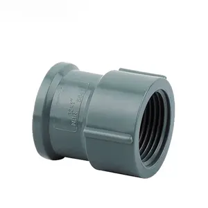 Nice price pvc threaded plastic pipe fitting female socket with plumbing materials eccentric joint