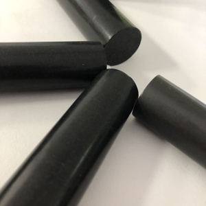 Barre ronde en plastique noir résistant à la corrosion, <span class=keywords><strong>tige</strong></span> en PTFE remplie <span class=keywords><strong>de</strong></span> carbone à 5%, <span class=keywords><strong>10</strong></span>%, 15%, 25%, diamètre 5-350 mm, certifiée ISO9001/qualité alimentaire - Product Image 2